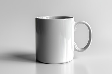 Obraz premium Coffee Mug Mockup on Isolated Background created with Generative AI