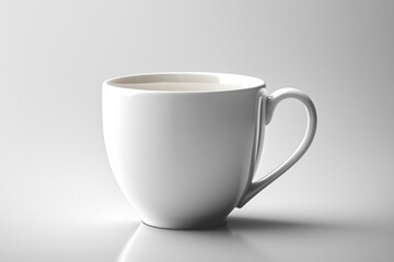 Obraz premium Coffee Mug Mockup on Isolated Background created with Generative AI