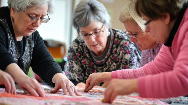 Community Crafting Session with Quilters