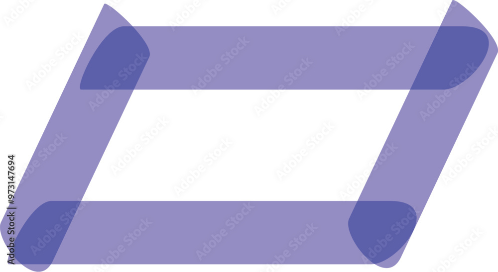 Poster abstract minimalist background with purple overlapping shapes creating a modern design