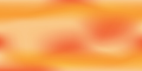 Autumn Abstract gradient background with warm orange and red color wave. Blurred empty banner