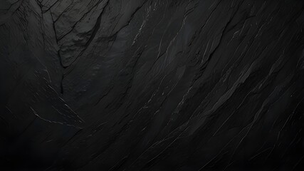 Dark grey black slate background or texture. Generative AI