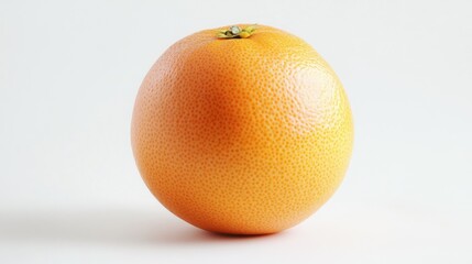 A single orange fruit displayed on a white background.