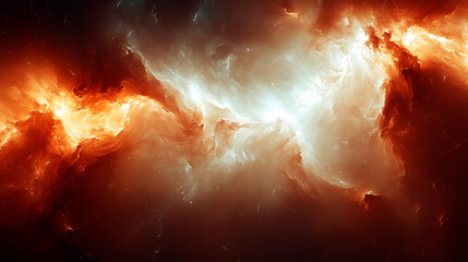 Fiery cosmic scene symbolizing the chaos and turmoil of the Apocalypse and End Times