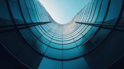 Obraz premium Modern Architectural Design From Below