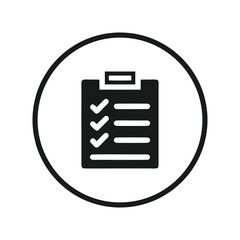 Fototapeta premium Check list, check mark, Check item, check mark icon vector logo template