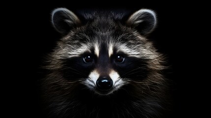 Obraz premium close up of a racoon