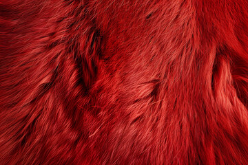 Fototapeta premium A close up of a red fur with a lot of texture