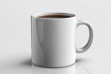 Coffee Mug Mockup on Isolated Background created with Generative AI