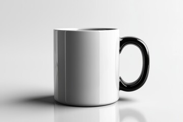 Fototapeta premium Coffee Mug Mockup on Isolated Background created with Generative AI