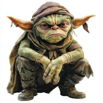 recommend clip art: goblin clip art isolated on white background