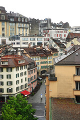 The old town of Lausanne, Switzerland	