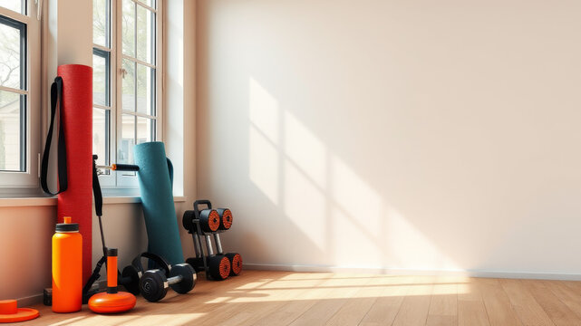 Fitnessstudio zu Hause

