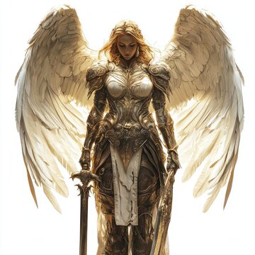 recommend clip art: Valkyrie clip art isolated on white background