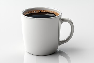 Coffee Mug Mockup on Isolated Background created with Generative AI