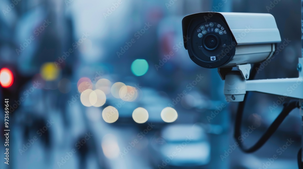 Poster A mobile phone with a prominent cybersecurity app interface, featuring real-time threat monitoring and secure browsing options Close-up photo with clean background