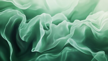 Obraz premium Monochromatic green abstract background with various textures, creating a visually engaging and dynamic composition. Simplicity and minimalism through tonal variation and texture.