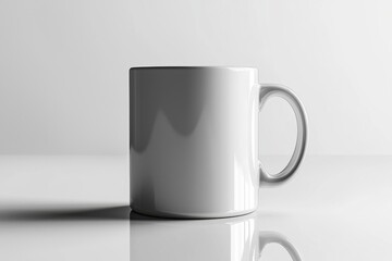Obraz premium Coffee Mug Mockup on Isolated Background created with Generative AI