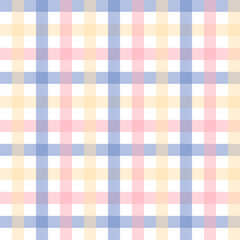 Multicolor gingham seamless pattern.Checkered tartan plaid repeat pattern.Geometric vector background wallpaper
