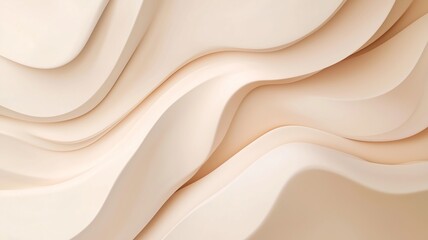 Obraz premium Monochromatic beige abstract background with various textures, creating a visually engaging and dynamic composition. Simplicity and minimalism through tonal variation and texture.