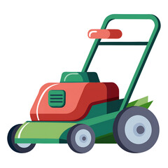 Fototapeta premium mower icon, isometric style