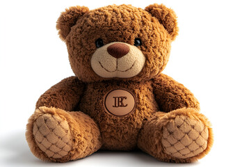 Obraz premium a brown teddy bear with a white background