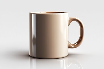 Coffee Mug Mockup on Isolated Background created with Generative AI