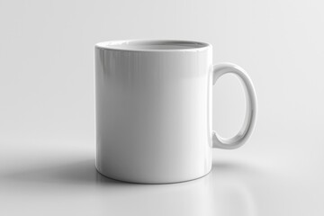 Obraz premium Coffee Mug Mockup on Isolated Background created with Generative AI