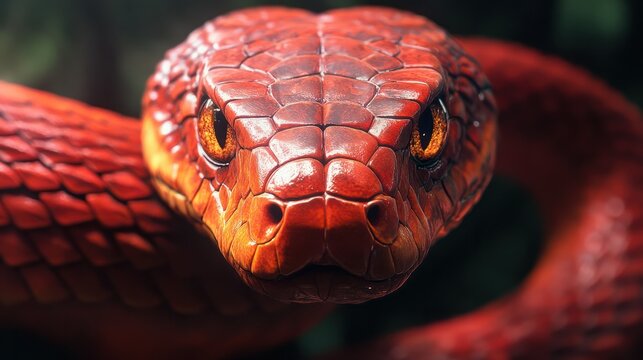 Viper snake mascot logo background AI generated image