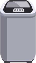 Modern washing machine cleaning clothes, a helpful appliance for laundry and household chores