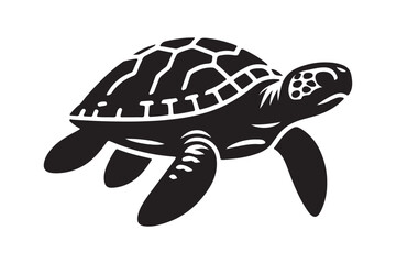 Stunning Turtle Silhouette Vectors for Graphic Design Projects