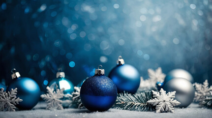 a blue christmas background