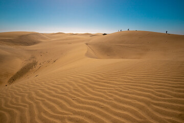 Maspalomas dunes on Gran Canaria, Canary Islands, Spain