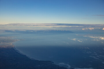 Frankfurt, Germany - Aerial photography of clouds in the sky