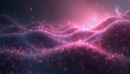 Fototapeta premium Cosmic light with abstract vibrant ripples