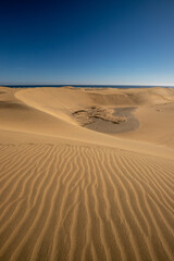 Maspalomas dunes on Gran Canaria, Canary Islands, Spain