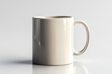 Fototapeta premium Coffee Mug Mockup on Isolated Background created with Generative AI