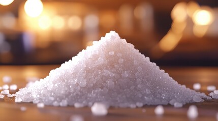 Exquisite Salt Pile. AI generated illustration