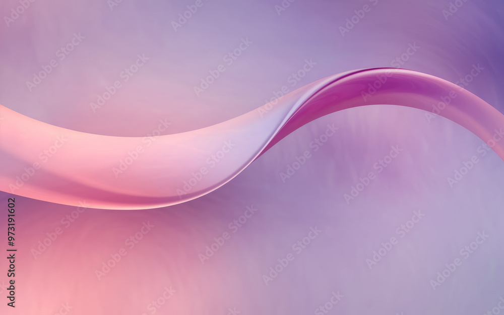 Poster abstract curved shape. abstract curve shape background with a soft, pink and purple gradient. it sym