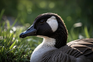 Obraz premium a beautiful canada goose