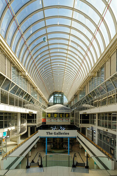 Basildon, Essex, UK - 11th September 2024: Basildon's Eastgate shopping centre when opened was the largest indoor shopping centre in Europe. It was opened in stages between 1980 - 1985.