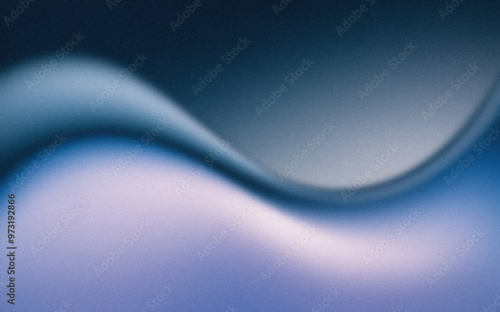 Aufkleber blue abstract curve. abstract blue gradient background with a curved line, symbolizing flow and move