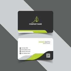 Creative modern business card template and name card design simple vector template 