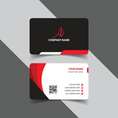 Creative Vector Business card design and Professional Corporate Business card template