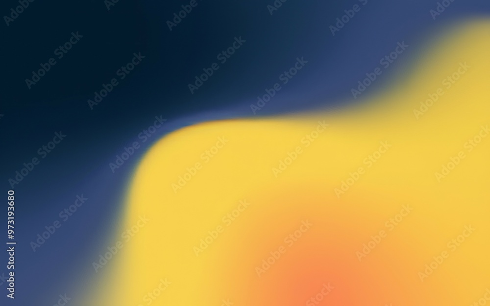 Aufkleber blue yellow gradient. abstract background with smooth blue and yellow gradient transition. perfect f