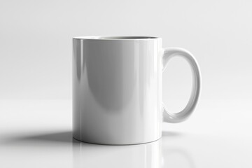 Coffee Mug Mockup on Isolated Background created with Generative AI