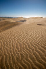 Maspalomas dunes on Gran Canaria, Canary Islands, Spain