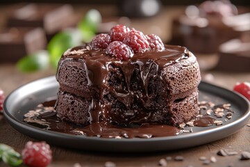indulge in gooey chocolate lava cakes for a sweet treat that will satisfy your cravings decadentdesserts