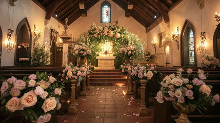 chapel interior for ceremony