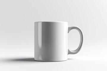 Fototapeta premium Coffee Mug Mockup on Isolated Background created with Generative AI